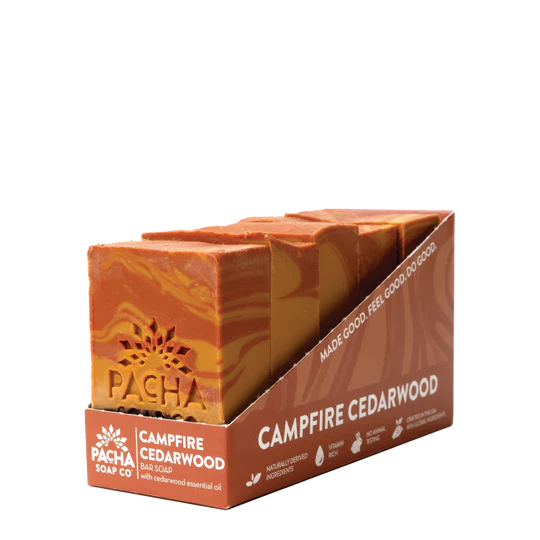 Pacha Campfire and Cedarwood Bar Soap