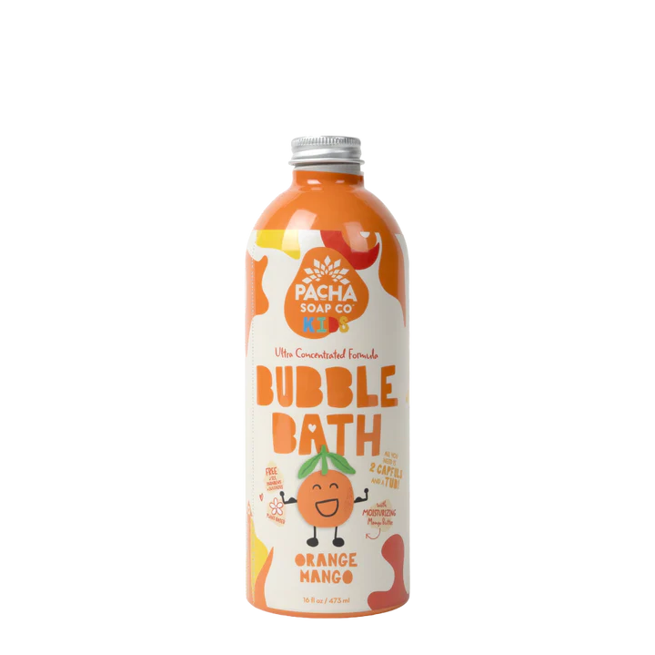 Kids, Bubble Bath Orange Mango, 16 FL OZ, EACH, Case Pack 3 Units