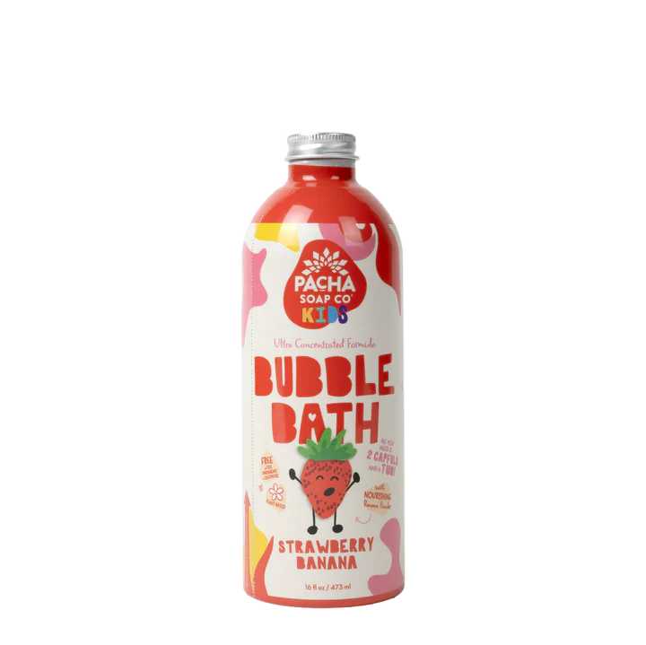 Kids, Bubble Bath Strawberry Banana, 16 FL OZ, EACH, Case Pack 3 Units
