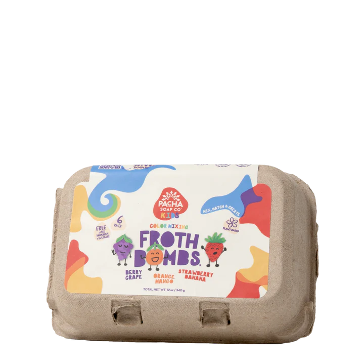 Kids Froth Bombs, Color Mixing Pack, 12 OZ, EACH, Case Pack 4 Units
