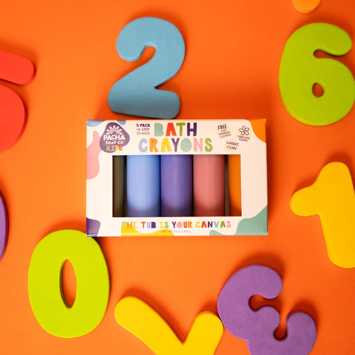 Kids Bath Crayon, Rainbow Assortment, 7.5 OZ, Case Pack 10 Units