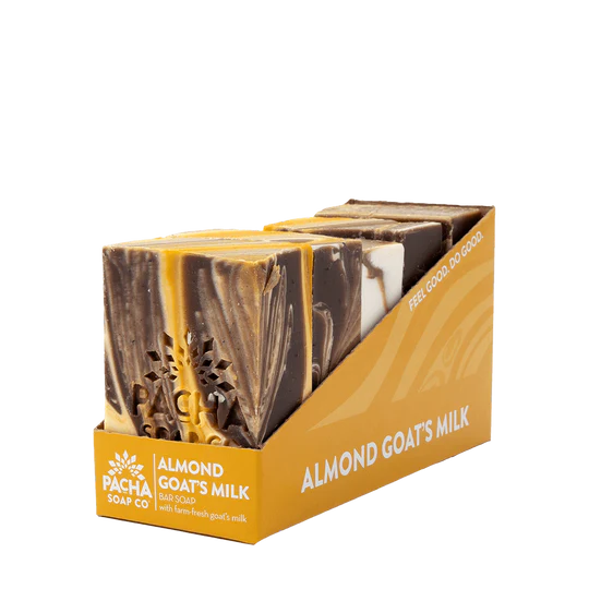 Almond Goat's Milk Bar Soap, 10 Unit Case Pack