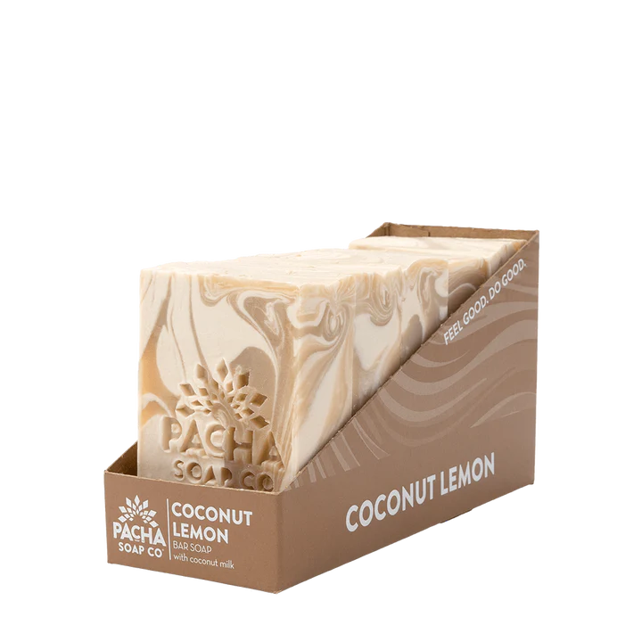Coconut Lemon Bar Soap, 10 Unit Case Pack