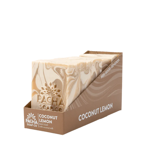 Coconut Lemon Bar Soap, 10 Unit Case Pack