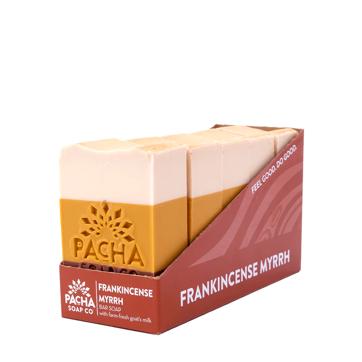 Frankincense Myrrh Bar Soap, 10 Unit Case Pack